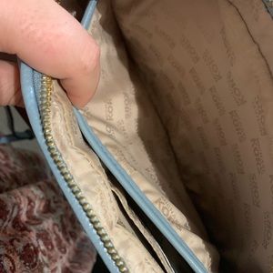 Michael Kors cross body pebbled leather purse